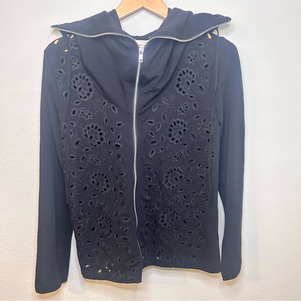 4 Love And Liberty Women’s Black Cowl Jacket Size Small